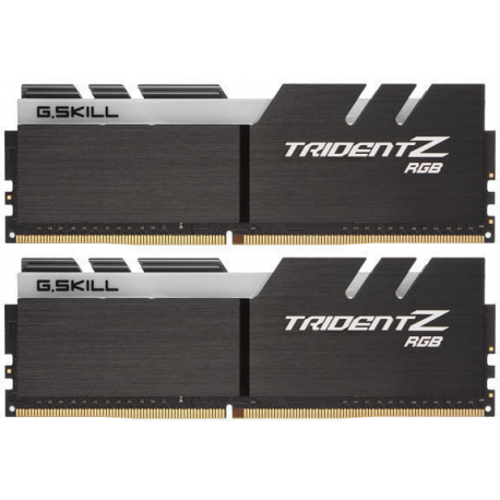 G.Skill TridentZ RGB Series - DDR4 - kit - 32 GB: 2 x 16 GB - DIMM 288-pin - 3200 MHz  /  PC4-25600 - CL16 - 1.35 V - unbuffered - non-ECC - 5