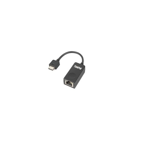 Lenovo ThinkPad Ethernet Extension Adapter Gen 2 - Network adapter cable - RJ-45 (F) to Lenovo Ethernet extension connector (M) - 8 cm - for ThinkPad L13 Yoga Gen 2; L14 Gen 2; L15 Gen 2; P14s Gen 2; T14s Gen 2; X13 Gen 2 - 1
