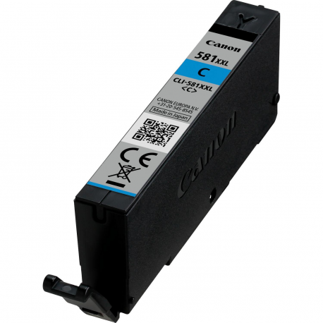 Canon CLI-581C XXL - XXL size - cyan - original - ink tank - for PIXMA TS6251, TS6350, TS6351, TS705, TS8252, TS8350, TS8351, TS8352, TS9550, TS9551 - 2