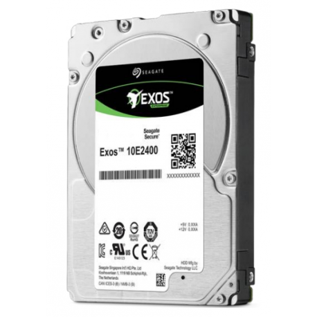 Seagate Exos 10E2400 ST2400MM0129 - Hybrid hard drive - 2.4 TB (16 GB Flash) - internal - 2.5" SFF - SAS 12Gb / s - 10000 rpm - buffer: 256 MB - 1