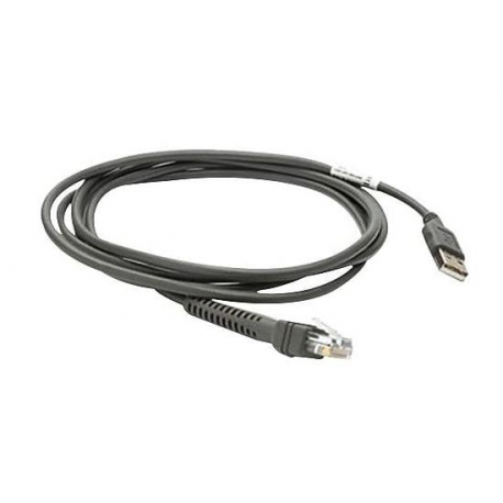 Zebra - USB  /  power cable - USB (M) - 12 V - 1.2 A - 4.57 m - for Symbol LI3608; Zebra DS3608, DS3678, LI3608, LI3678 - 1