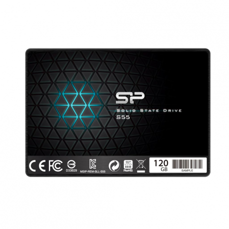 SILICON POWER Slim S55 - SSD - 120 GB - internal - 2.5" - SATA 6Gb / s - 2