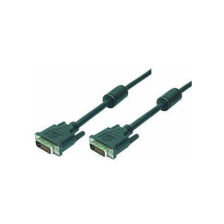 LogiLink - DVI cable - dual link - DVI-D (M) to DVI-D (M) - 2 m - black - 2
