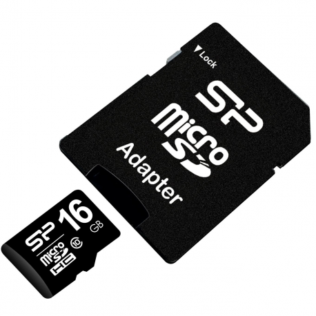 SILICON POWER 16GB, MICRO SDHC, CLASS 10 WITH SD ADAPTER - 4