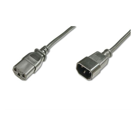 ASSMANN - Power extension cable - IEC 60320 C14 to IEC 60320 C13 - 1.8 m - black - 2