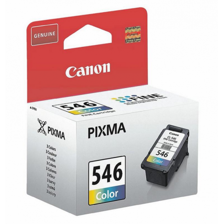 Canon CL-546 - 8 ml - colour (cyan, magenta, yellow) - original - ink cartridge - for PIXMA TR4551, TR4650, TR4651, TS3350, TS3351, TS3352, TS3355, TS3450, TS3451, TS3452 - 1