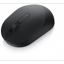 Dell MS3320W - Mouse - optical - 3 buttons - wireless - 2.4 GHz, Bluetooth 5.0 - black - with 3 years Advanced Exchange Service