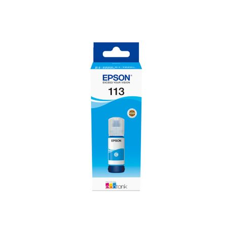 Epson EcoTank 113 - 70 ml - cyan - original - ink refill - for EcoTank ET-16150, 16650, 5150, 5170, 5800, 5850, 5880; EcoTank Pro ET-16680, 5150, 5170 - 0