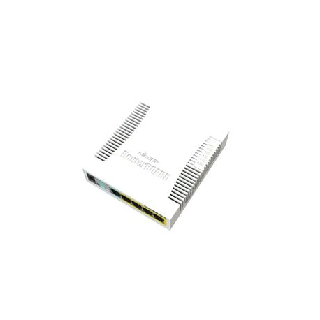 MikroTik RouterBOARD RB260GSP - Switch - Managed - 5 x 10/100/1000 (4 PoE) + 1 x SFP - desktop - PoE - 0