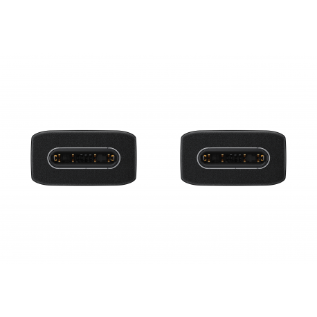 Samsung EP-DN975 - USB cable - USB-C (M) to USB-C (M) - USB 2.0 - 1 m - USB Power Delivery (5A, 100W) - black - for Galaxy Note10, Note10+, Note10+ 5G - 3