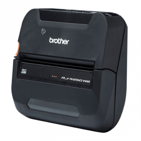 Brother RuggedJet RJ-4250WB - Label printer - direct thermal - Roll (11.3 cm) - 203 dpi - up to 127 mm / sec - USB 2.0, Wi-Fi(n), NFC, Bluetooth 4.2 - 2