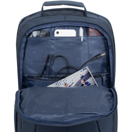 NB BACKPACK TEGEL 17.3"/8460 DARK BLUE RIVACASE - 5
