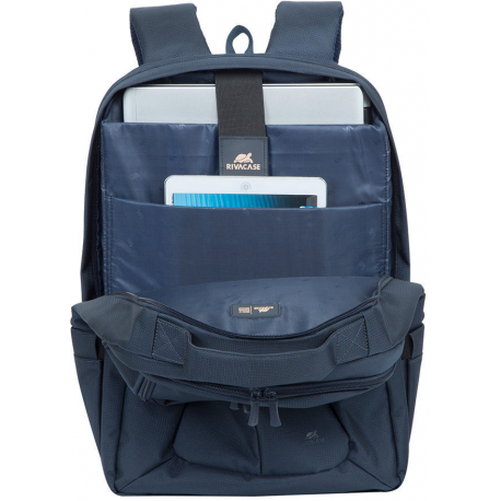 NB BACKPACK TEGEL 17.3"/8460 DARK BLUE RIVACASE - 7