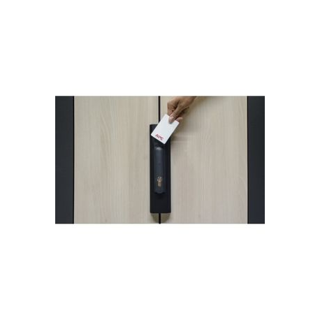 APC NetShelter CX High Security Handle Adaptor Kit - Rack security kit - black - for P/N: AR4024SPX429, AR4024SPX431, AR4024SPX432, NBWL0355A, SRT1000RMXLI, SRT1000RMXLI-NC - 4