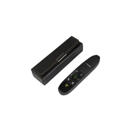 StarTech.com Wireless Presentation Remote with Green Laser Pointer - 90 ft. (27 m) - USB Presentation Clicker for Mac and Windows (PRESREMOTEG) - Presentation remote control - RF - black - 2