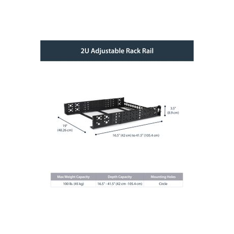 StarTech.com M5 Mounting Screws and Cage Nuts for Server Rack Cabinet - Pack of 50 Server Rack Screws (CABSCREWM5) - Rack screws and nuts (pack of 50) - for P/N: CABSHELF116, RK12WALLOA, RK3236BKF, RK4236BKB, RK519WALLV, RKQMCAB12V2, WALLMOUNT4 - 7