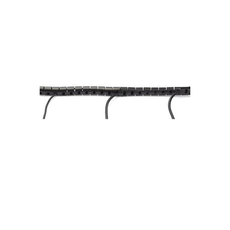 StarTech.com 2.5m (8.2ft) Cable Management Sleeve - 1.8" Diameter - Expandable Coiled Cord Organizer w / Cable Loading Tool (CMSCOILED4) - Cable sleeving kit - black - 2.5 m - 5