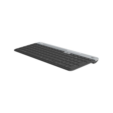 Logitech Slim Multi-Device K580 - Keyboard - Bluetooth, 2.4 GHz - Pan Nordic - graphite - 1