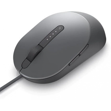 Dell MS3220 - Mouse - laser - 5 buttons - wired - USB 2.0 - titan grey - with 3 years Advanced Exchange Service - 2