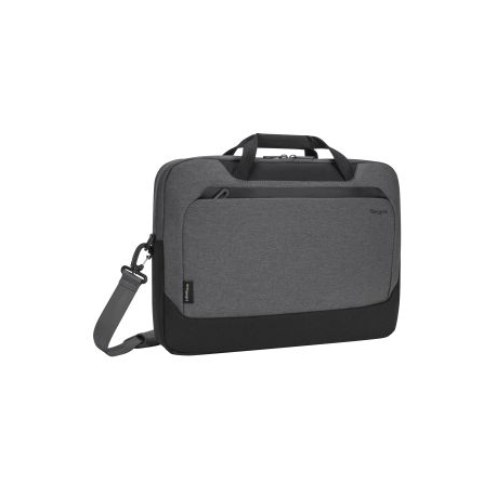 Targus Cypress Briefcase with EcoSmart - Notebook carrying case - 15.6" - grey - 1