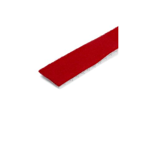 StarTech.com 100ft Hook and Loop Roll, Cut-to-Size Reusable Cable Ties, Bulk Industrial Wire Fastener Tape / Adjustable Fabric Wraps Red / Resuable Self Gripping Cable Management Straps - Adjustable Loop Ties (HKLP100RD) - Hook & loop fastener - 30.48 cm - red - for P / N: HKLP100, HKLP100BL, HKLP100GN, HKLP100YW - 1