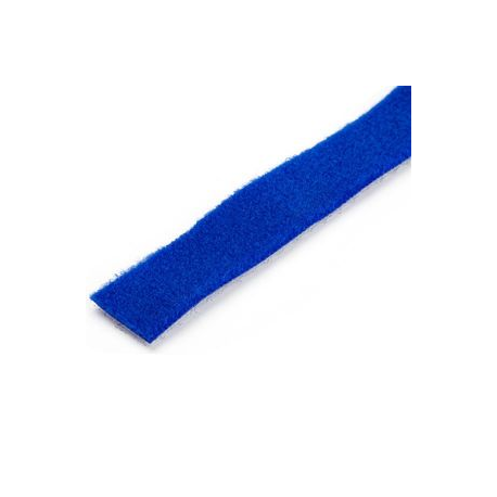StarTech.com 100ft Hook and Loop Roll, Cut-to-Size Reusable Cable Ties, Bulk Industrial Wire Fastener Tape / Adjustable Fabric Wraps Blue / Resuable Self Gripping Cable Management Straps - Adjustable Loop Ties (HKLP100BL) - Hook & loop fastener - 30.48 m - blue - for P / N: CABSHELF116, CABSHELF116V, HKLP100, HKLP100GN, HKLP100RD, HKLP100YW, RK1833BKM - 1
