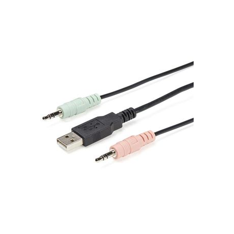 StarTech.com 2 Port DisplayPort KVM Switch, 4K 60Hz, Compact Dual Port UHD DP 1.2 USB Desktop KVM Switch w /  Integrated 4ft Cables & Audio, Bus Powered & Remote Switching, MacBook ThinkPad - 4K KVM Switch w /  Audio (SV211DPUA4K) - KVM  /  audio switch - 2 x KVM  /  audio - desktop - 2