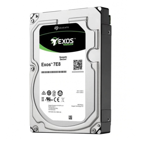 Seagate Exos 7E8 ST1000NM000A - Hard drive - 1 TB - internal - 3.5" - SATA 6Gb / s - 7200 rpm - buffer: 256 MB - 2