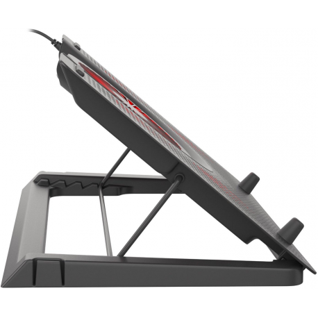 Genesis Oxid 550 - Notebook fan - 17.3" - 60 mm / 140 mm - black - 3