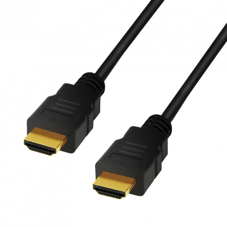 LogiLink - HDMI cable with Ethernet - HDMI male to HDMI male - 3 m - black - 4K support, 8K support, 10K support - 1