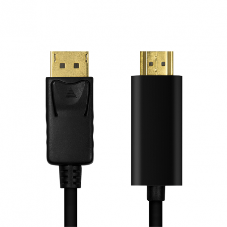 LogiLink - Adapter cable - DisplayPort male to HDMI male - 2 m - black - 4K support - 3