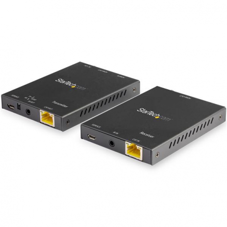 StarTech.com HDMI over CAT6 Extender Kit - 4K 60Hz - HDMI Balun Kit - Signal up to 165 ft / 50m - HDR - 4:4:4 - 7.1 Audio Support (ST121HD20V) - Video / audio extender - HDMI - over CAT 6 - up to 50 m - 6