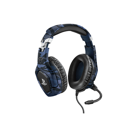 Trust Gaming GXT 488 Forze-B - Headset - full size - wired - 3.5 mm jack - blue - 0
