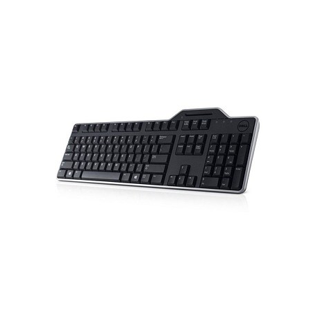 Dell Keyboard US/European (QWERTY) Dell KB-813 Smartcard Reader USB Keyboard Black Kit Dell - 2