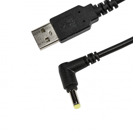Socket USB to DC Plug Charging Cable - USB charge adapter - DC jack (M) angled to USB (M) - 1.5 m - 2