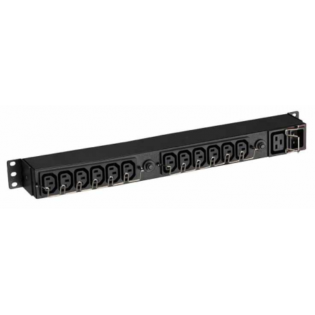 Eaton FlexPDU - Power distribution unit (rack-mountable) - AC 220-240 V - 3000 VA - input: IEC 60320 C20 16A - output connectors: 13 (IEC connector) - 1U - 19" - 2