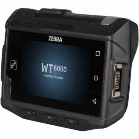 Zebra WT6000 Wearable Computer - Data collection terminal - rugged - Android 7.1 (Nougat) - 8 GB - 3.2" IPS (800 x 480) - USB host - Wi-Fi 5, NFC, Bluetooth - 5
