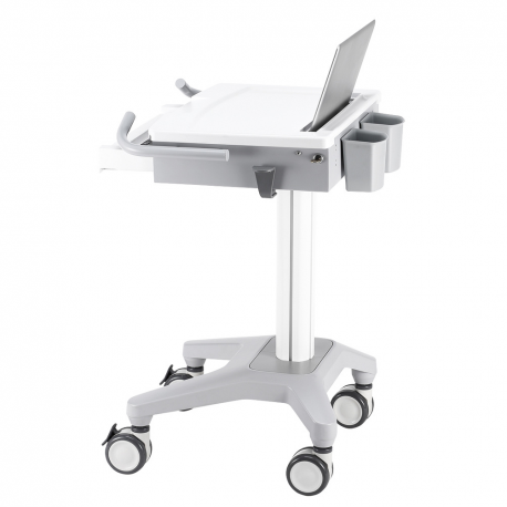 Neomounts by Newstar MED-M200 - Cart - for notebook / keyboard / mouse - medical - white - screen size: 10"-17" - 2