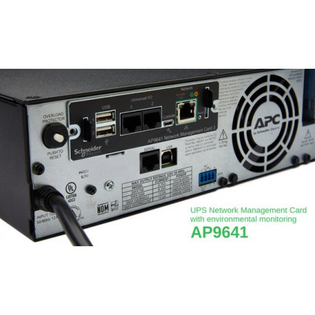 APC Network Management Card 3 with PowerChute Network Shutdown & Environmental Monitoring - Remote management adapter - GigE - 1000Base-T - for P / N: SMTL2200RM2UC, SMTL2200RM2UCNC, SMTL3000RM2UC, SMTL3000RM2UCNC, SMX1500RM2UCNC - 2