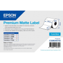 Epson BOPP - High-glossy - permanent acrylic adhesive - microporous - white - Roll (20.3 cm x 68 m) 4 roll(s) continuous labels - for ColorWorks CW-C6500Ae, CW-C6500Pe