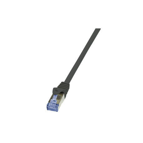 LogiLink PrimeLine - Patch cable - RJ-45 (M) to RJ-45 (M) - 5 m - SFTP, PiMF - CAT 7 - halogen-free, molded, snagless - black - 2