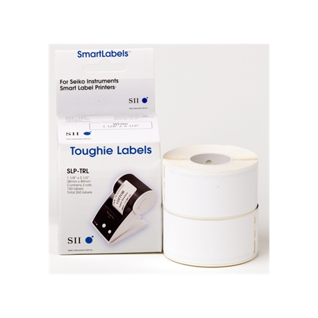Seiko Instruments SLP-TRL - White - 28 x 89 mm 260 label(s) (2 roll(s) x 130) address labels - for Smart Label Printer 410, 420, 430 - 1