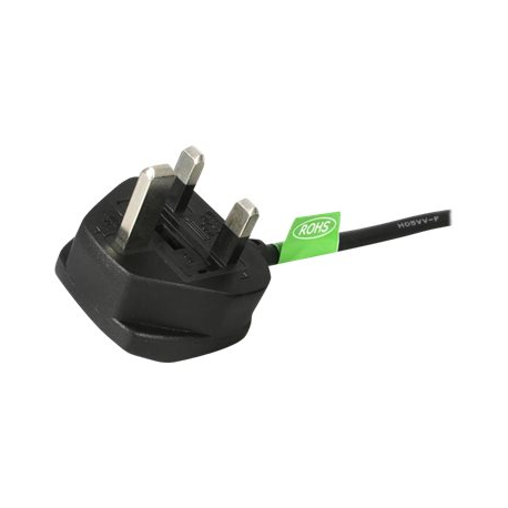 StarTech.com 10ft (3m) UK Computer Power Cable, 18AWG, BS 1363 to C13 Power Cord, 10A 250V, Black Replacement AC Power Cord, TV / Monitor Power Cable, BS 1363 to IEC 60320 C13 Kettle Lead - Power Supply Cable - Power cable - IEC 60320 C13 to BS 1363 (M) - 3 m - black - 3