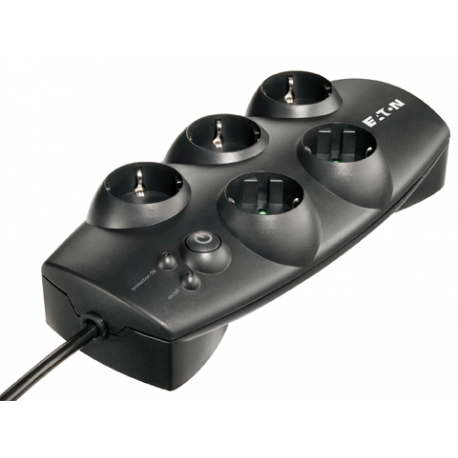 Eaton Protection Box 6 DIN - Surge protector - AC 220-250 V - 2500 Watt - output connectors: 6 - white - 2