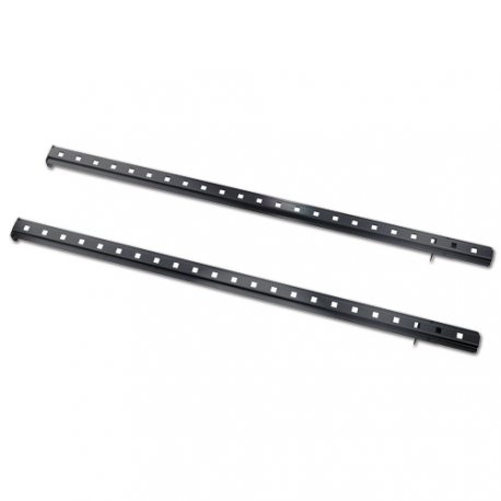 APC - Rack multi-functional adapter - black - for NetShelter 4 Post Open Frame Rack - 0