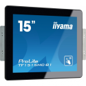 iiyama ProLite TF1515MC-B2 - LED monitor - 15" (15" viewable) - open frame - touchscreen - 1024 x 768 - TN - 350 cd/m² - 800:1 - 8 ms - HDMI, VGA, DisplayPort - black