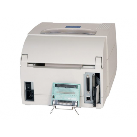 Citizen CL-S521II - Label printer - direct thermal - Roll (11.8 cm) - 203 dpi - up to 150 mm / sec - USB, serial - white - 3
