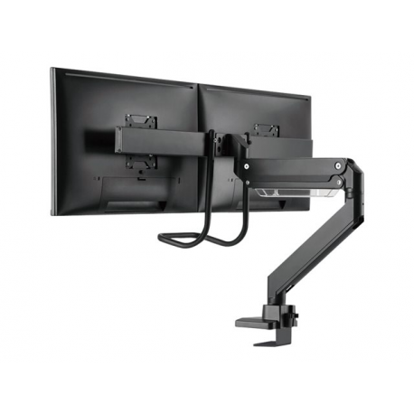 Neomounts by Newstar Select NM-D775DX - Mounting kit - for 2 LCD displays (full-motion) - black - screen size: 10"-32" - clamp mountable, grommet, desk-mountable - 7