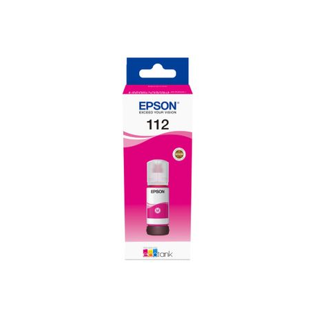 Epson EcoTank 112 - 70 ml - magenta - original - ink refill - for EcoTank L11160, L15150, L15160, L6460, L6490, L6550, L6570, L6580; EcoTank Pro L15180 - 0