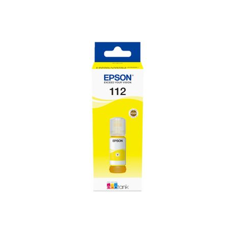 Epson EcoTank 112 - 70 ml - yellow - original - ink refill - for EcoTank L11160, L15150, L15160, L6460, L6490, L6550, L6570, L6580; EcoTank Pro L15180 - 0